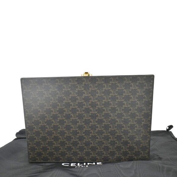 Celine Triomphe Canvas Stationery Case Brown - Picture 2 of 13